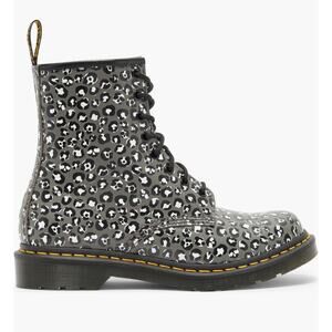 DR. MARTENS • Grey Leopard 1460 Lace-Up Boot